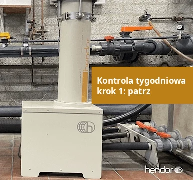 Pompa pionowa i rurociągi – oględziny pod kątem wycieków