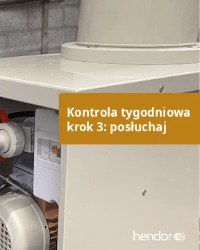 Obudowa filtra z pompą – nasłuchiwanie pracy