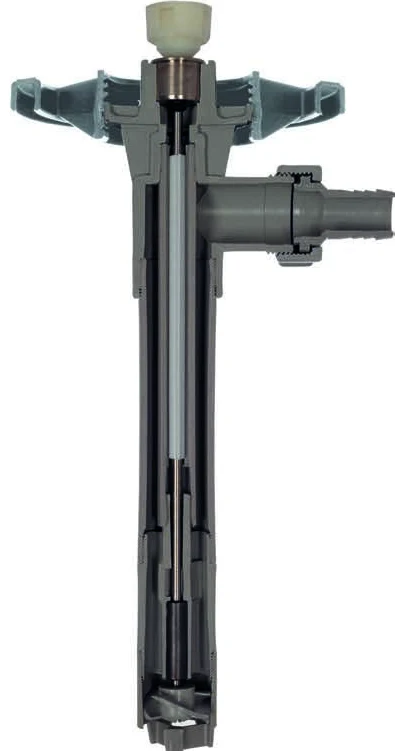 Rura pompy beczkowej Standard Pump – przekrój
